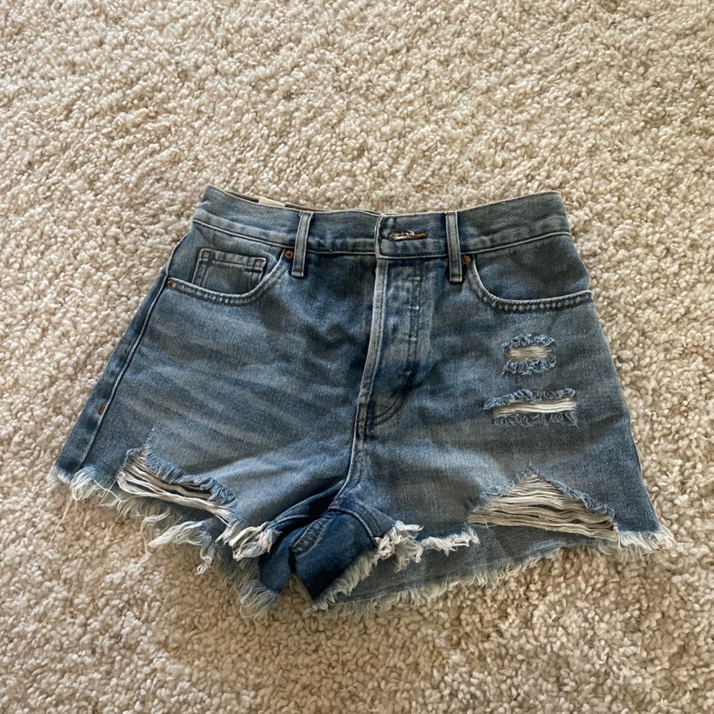 pacsun denim shorts